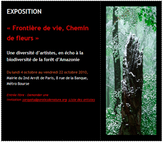 Claudia do Amaral -- Invitation Br&eacute;siliens de Paris