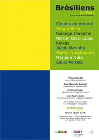 Claudia do Amaral -- Invitation Br&eacute;siliens de Paris