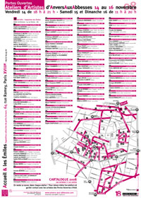 Plan des lieux d'exposition